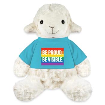 Rainbow Pride Statement Design - MiniFeet® Sheep Annika - atoll blue - Front