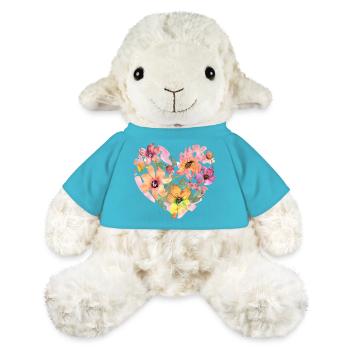 Floral Heart - MiniFeet® Schaf Annika - Atollblau - Vorne