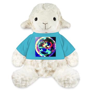 L S Pion 1 - Mouton en peluche Annika MiniFeet® - bleu outremer - Devant