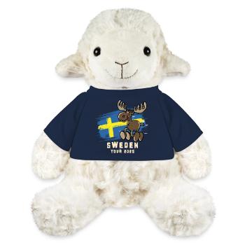 Tournée en Suède 2025 - Mouton en peluche Annika MiniFeet® - bleu marine - Devant