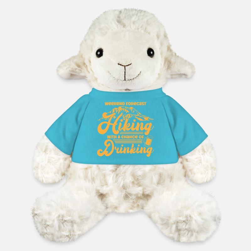 Weekend Forecast Hiking with a Chance of Drinking - MiniFeet® Schaf Annika - Atollblau