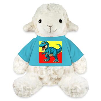 dinosaure - Mouton en peluche Annika MiniFeet® - bleu outremer - Devant