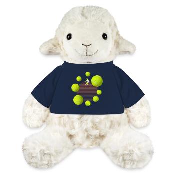 Balle de tennis - Mouton en peluche Annika MiniFeet® - bleu marine - Devant