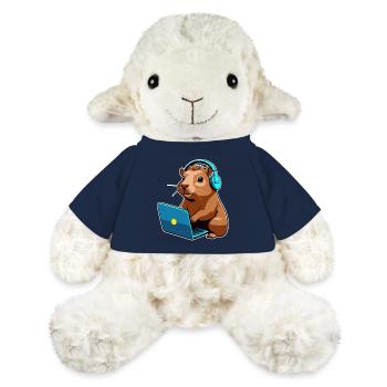 Capybara Programmer Coder Computer - MiniFeet® Sheep Annika - french navy - Front