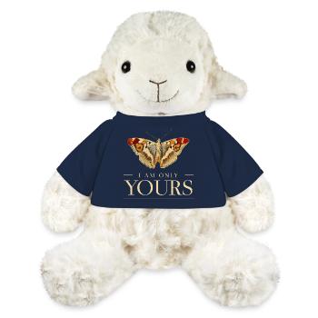 Bunter Schmetterling  Design – Ich gehöre nur dir  - MiniFeet® Schaf Annika - French Navy - Vorne