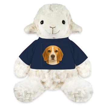 Beagle Kopfporträt Tierliebe - MiniFeet® Schaf Annika - French Navy - Vorne