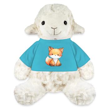 Illustrated Fox – Geschichtenerzählen und Waldatmosphäre - MiniFeet® Schaf Annika - Atollblau - Vorne