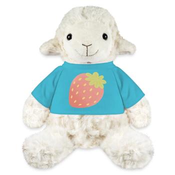 Pastel Strawberry Minimal - MiniFeet® Schaf Annika - Atollblau - Vorne