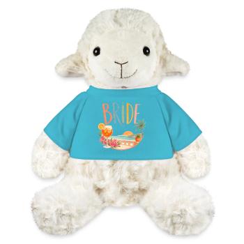 Équipe Mariée ! Palmiers et queues de coc - Mouton en peluche Annika MiniFeet® - bleu outremer - Devant