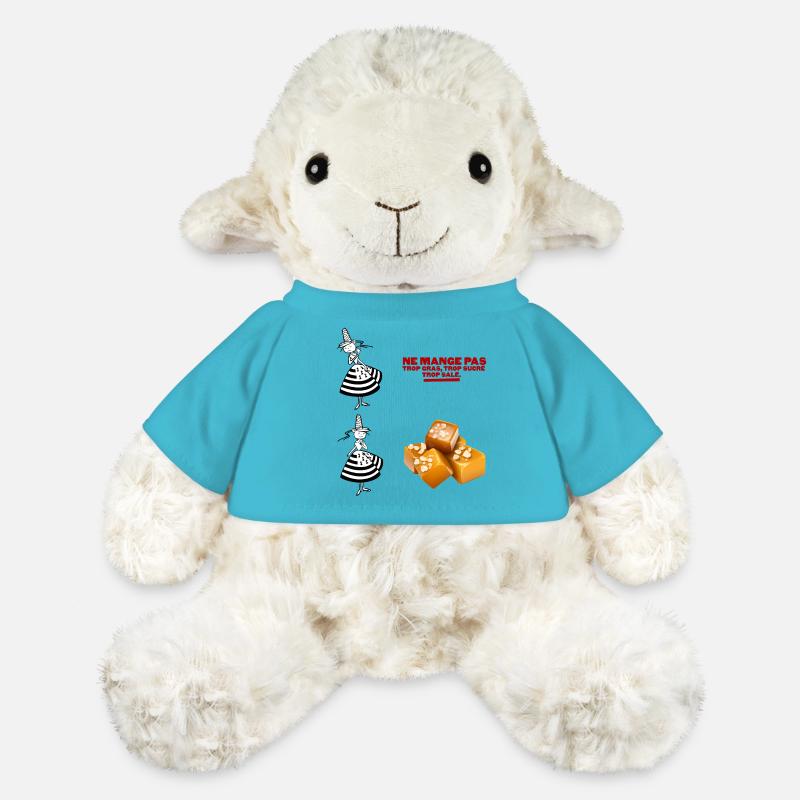 Humour from Brittany: Salted butter caramel - MiniFeet® Sheep Annika - atoll blue