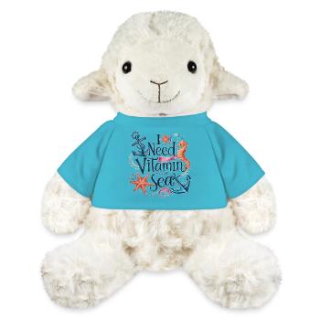 I need vitamin sea - MiniFeet® Schaf Annika - Atollblau - Vorne