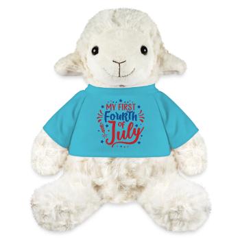 My First Fourth of July Independence Day America - MiniFeet® Sheep Annika - atoll blue - Front