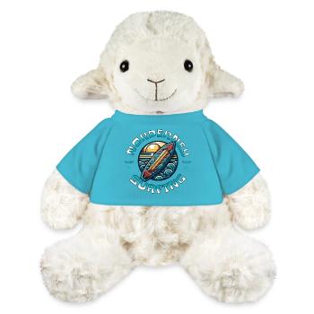 Surf à Norderney - Mouton en peluche Annika MiniFeet® - bleu outremer - Devant