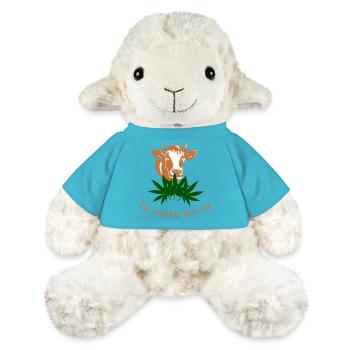 Vache qui rigole - Mouton en peluche Annika MiniFeet® - bleu outremer - Devant