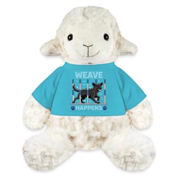 Echter Agility Sport Slalom Hund - MiniFeet® Schaf Annika - Atollblau - Vorne