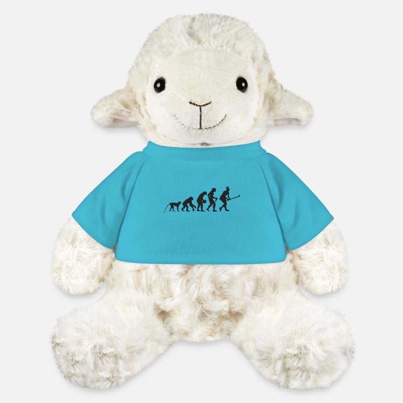 Evolution Hockey - Mouton en peluche Annika MiniFeet® - bleu outremer