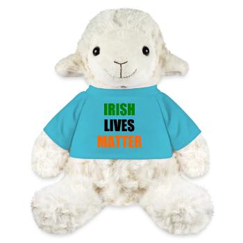 Irish lives matter - Mouton en peluche Annika MiniFeet® - bleu outremer - Devant