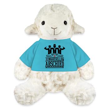 Junggesellen Abschied - MiniFeet® Schaf Annika - Atollblau - Vorne