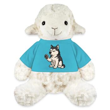 Husky Huskies Propriétaires de Husky Propriétaires de Husky Fans de Husky - Mouton en peluche Annika MiniFeet® - bleu outremer - Devant