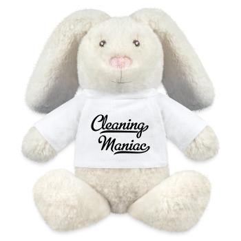 Cleaning devil - MiniFeet® RecycelHase® Bunny Cream - white - Front