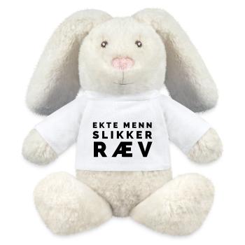 Echte Männer lecken den Arsch - MiniFeet® RecycelHase® Creme - Weiß - Vorne