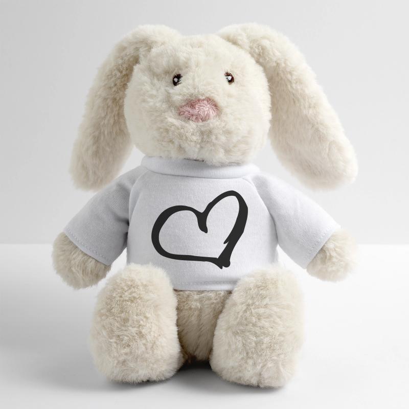 Heart MiniFeet® RecycelHase® Creme