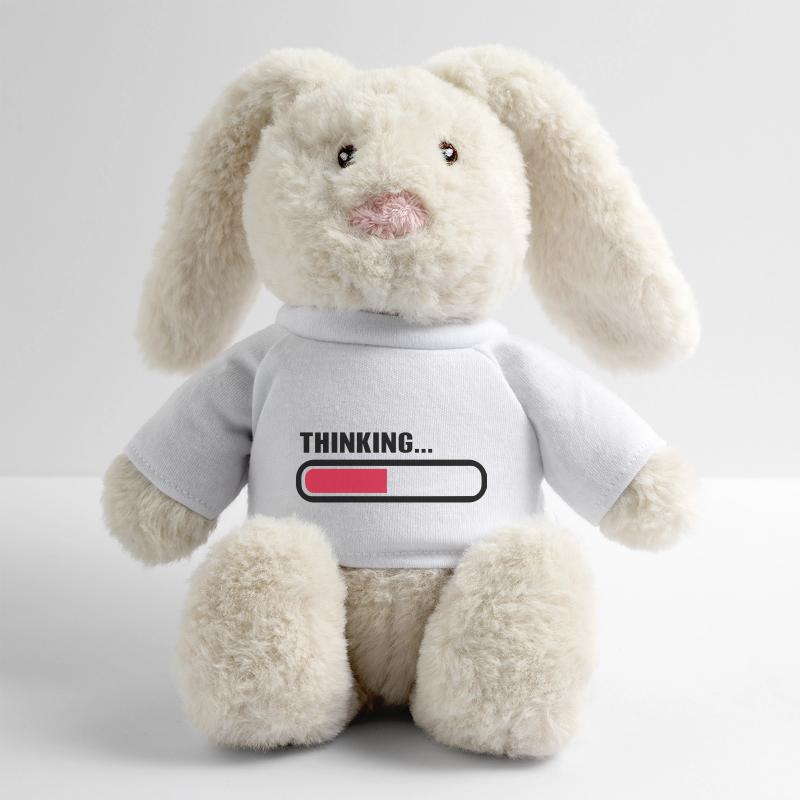 Thinking loading MiniFeet® RecycelHase® Bunny Cream