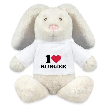 Burger - MiniFeet® RecycelHase® Creme - Weiß - Vorne