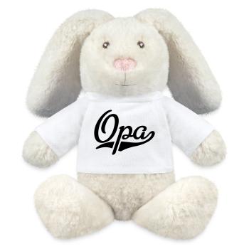 Opa - MiniFeet® RecycelHase® Creme - Weiß - Vorne