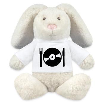 Vinyl Schallplatte - MiniFeet® RecycelHase® Creme - Weiß - Vorne