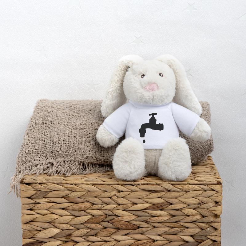 Water tap MiniFeet® RecycelHase® Bunny Cream