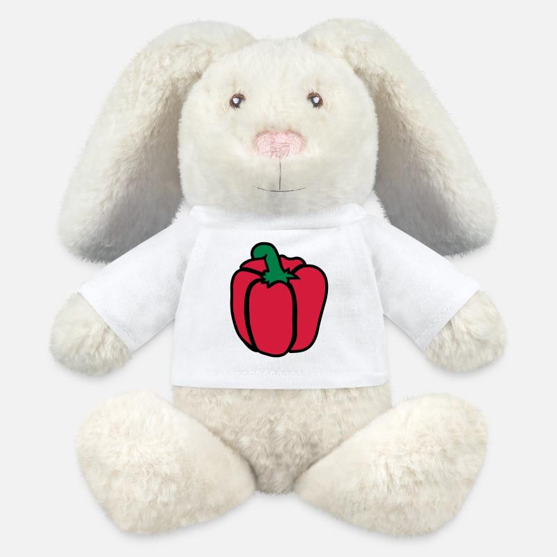 Paprika - MiniFeet® RecycelHase® Creme - Weiß