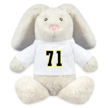 71 Number Jersey - MiniFeet® RecycelHase® Bunny Cream - white - Front