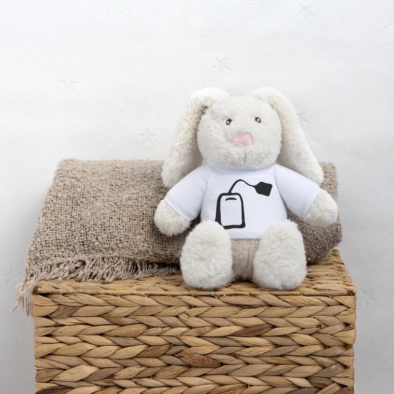 Teebeutel MiniFeet® RecycelHase® Creme