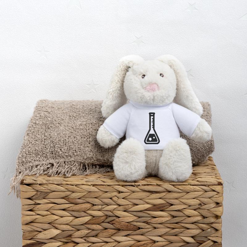Erlenmeyer flask MiniFeet® RecycelHase® Bunny Cream