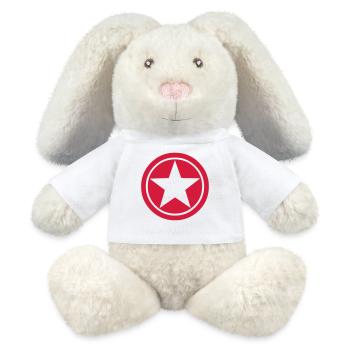 STERN SYMBOL - MiniFeet® RecycelHase® Creme - Weiß - Vorne