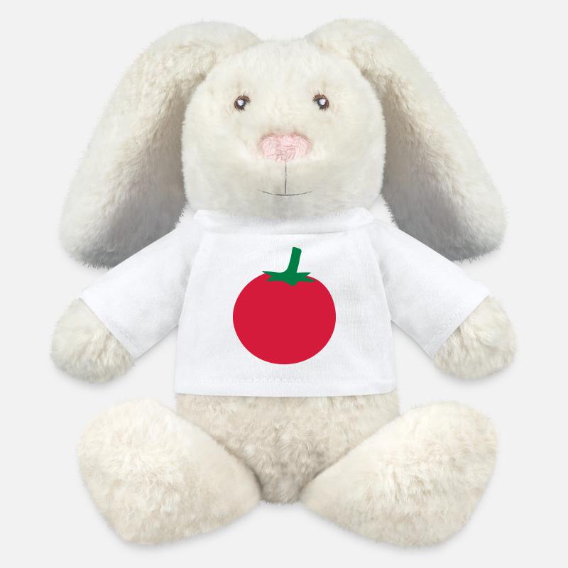 Tomate - MiniFeet® RecycelHase® Bunny Cream - white
