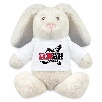 rebel - MiniFeet® RecycelHase® Bunny Cream - white - Front