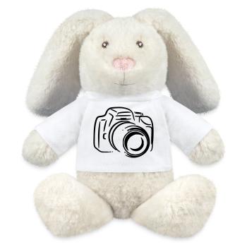 Foto-Reflex - MiniFeet® RecycelHase® Creme - Weiß - Vorne