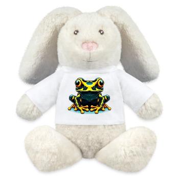 Frog - MiniFeet® RecycelHase® Bunny Cream - white - Front