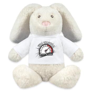 Full Throttle: Unleash The Power - MiniFeet® RecycelHase® Bunny Cream - white - Front