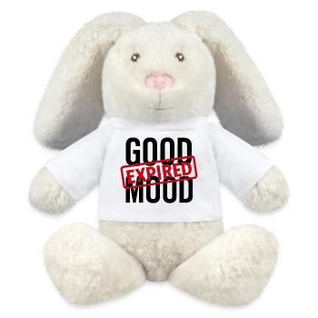 BONNE HUMEUR EXPIRÉE - Lapin en peluche recyclé MiniFeet® Crème - blanc - Devant