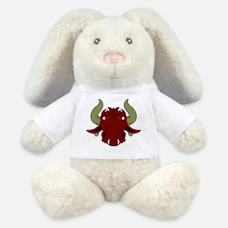 Torrau head - MiniFeet® RecycelHase® Bunny Cream - white