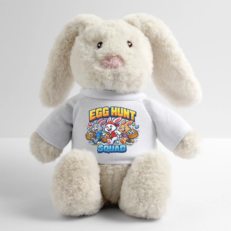 Egg Hunt Squad Kids Easter Easter Egg MiniFeet® RecycelHase® Bunny Cream
