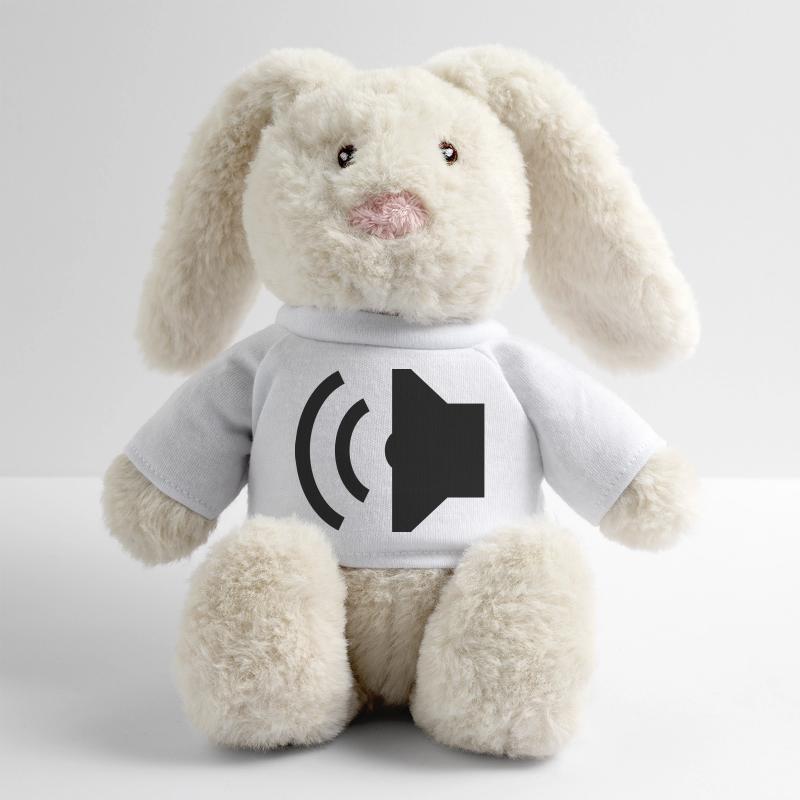 Intervenants, Intervenants Lapin en peluche recyclé MiniFeet® Crème