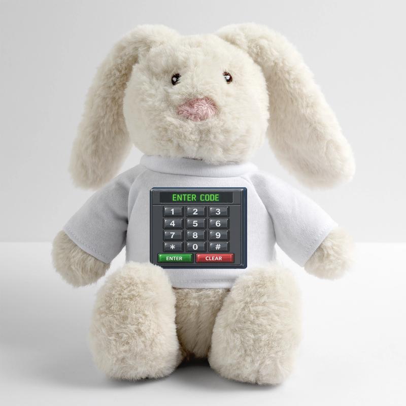 Geben Sie Code Keypad Neon ein MiniFeet® RecycelHase® Creme