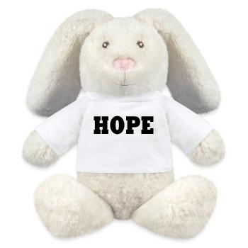 Hope - MiniFeet® RecycelHase® Bunny Cream - white - Front