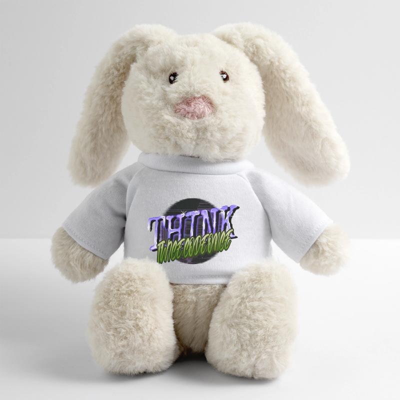 Programmation informatique d’administration Lapin en peluche recyclé MiniFeet® Crème