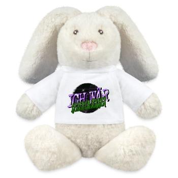 geschenk bullterrier haustier cool spaß chihuahua - MiniFeet® RecycelHase® Creme - Weiß - Vorne