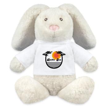 Mer Baltique - Lapin en peluche recyclé MiniFeet® Crème - blanc - Devant
